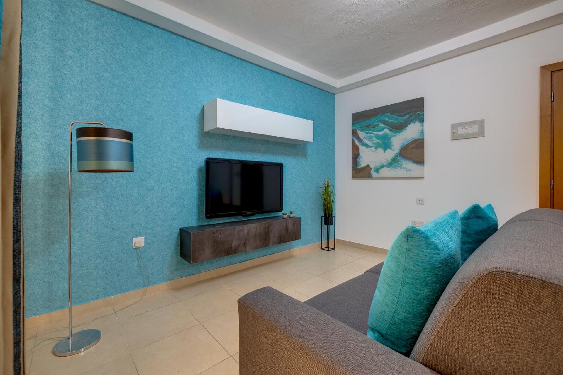 Vieno miegamojo apartamentai su balkonu – Sliema Tigne Suites